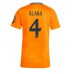 Maillot de foot Real Madrid David Alaba #4 Extérieur vêtements Femmes 2024-25 Manches Courtes